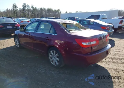 2007 Lincoln Mkz from USA, damaged, VIN 3LNHM26T37R670782